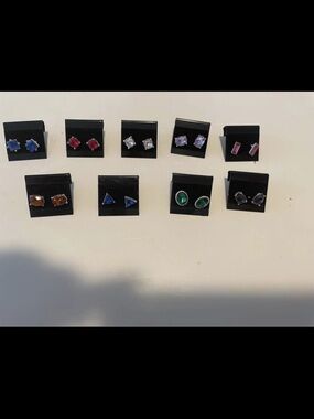 Avon Colorful Gemstone Stud Earring